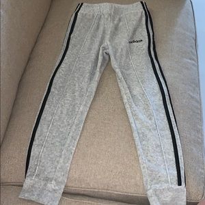 Grey kids adidas sweatpants